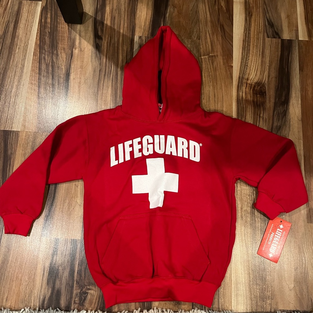 Youth life guard hood new with tags